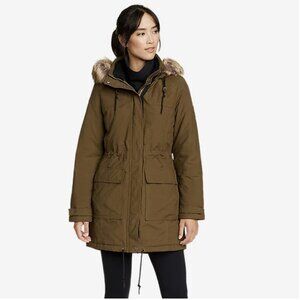 Eddie Bauer Women's Willamette Parka ~ Color Hunter ~ Size Medium (M) ~ EUC ~